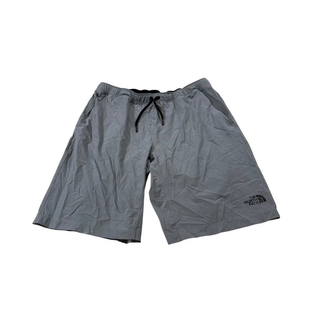 The North Face Shorts Grey Mens Athletic Hiking Trail Outdoor Gorpcore Running L